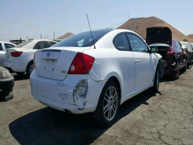 JTKDE177X70193479 - 2007 SCION TC WHITE photo 4