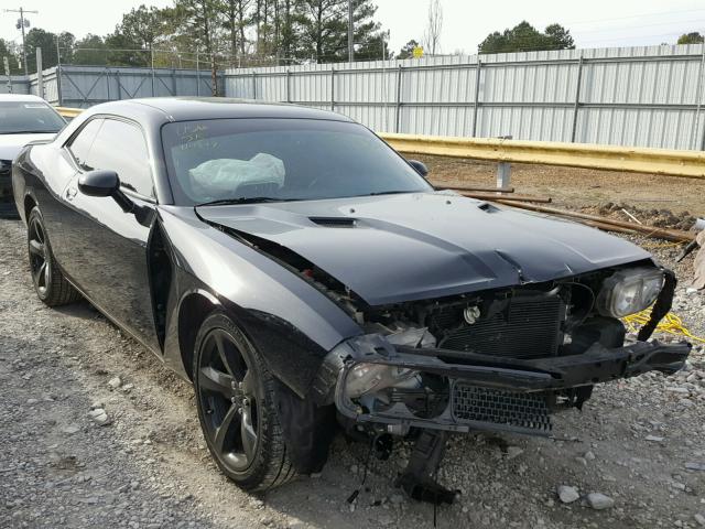 2C3CDYAG7EH270054 - 2014 DODGE CHALLENGER BLACK photo 1