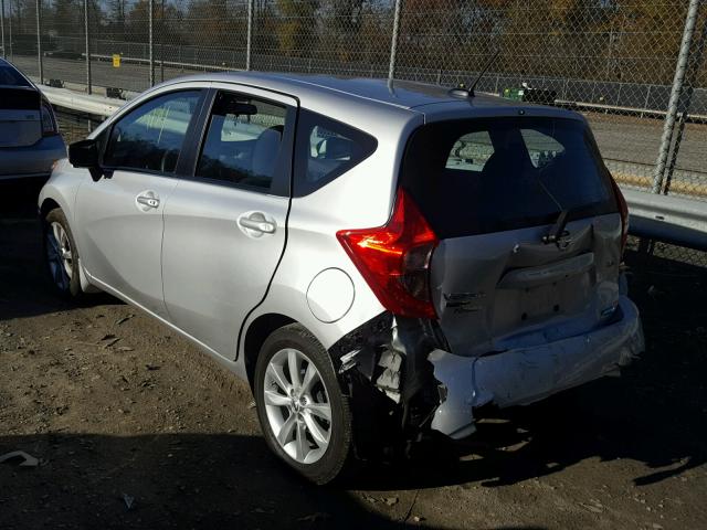 3N1CE2CP4FL444757 - 2015 NISSAN VERSA NOTE SILVER photo 3