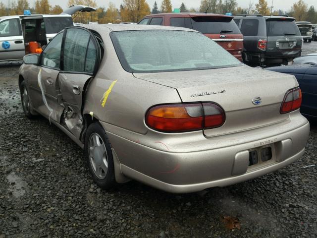 1G1NE52J1Y6206889 - 2000 CHEVROLET MALIBU LS 金色 照片 3