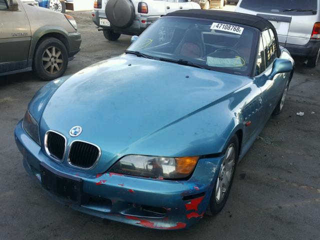 4USCH7320TLB73237 - 1996 BMW Z3 1.9 BLUE photo 2