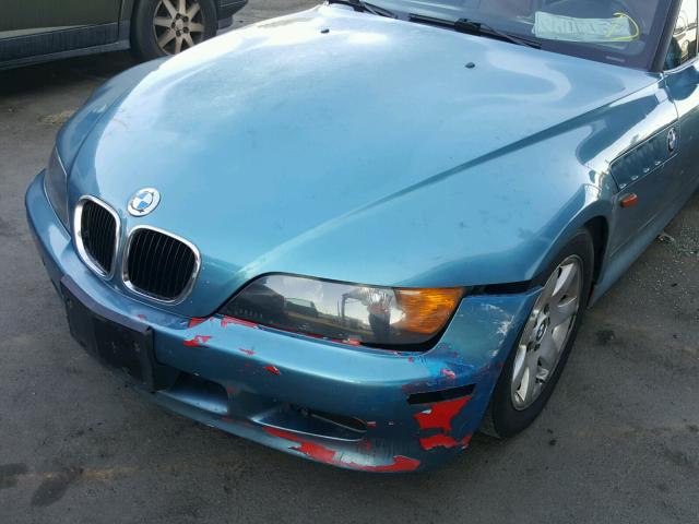 4USCH7320TLB73237 - 1996 BMW Z3 1.9 Синий фото 9