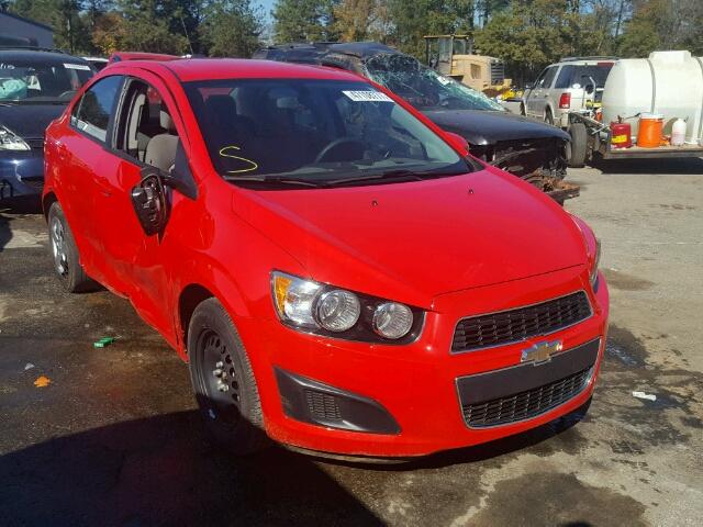 1G1JA5SH2G4101702 - 2016 CHEVROLET SONIC LS RED photo 1