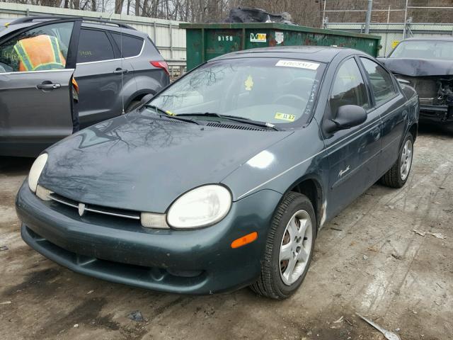 1P3ES46C11D113880 - 2001 PLYMOUTH NEON BASE 绿色 照片 2