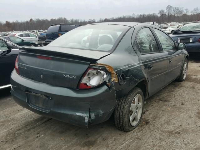 1P3ES46C11D113880 - 2001 PLYMOUTH NEON BASE 绿色 照片 4