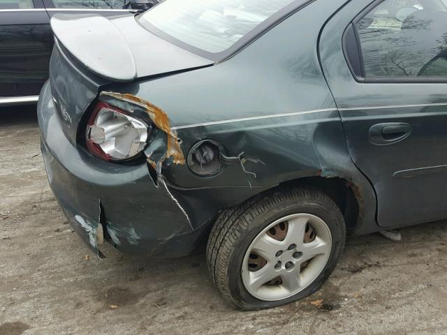 1P3ES46C11D113880 - 2001 PLYMOUTH NEON BASE 绿色 照片 9