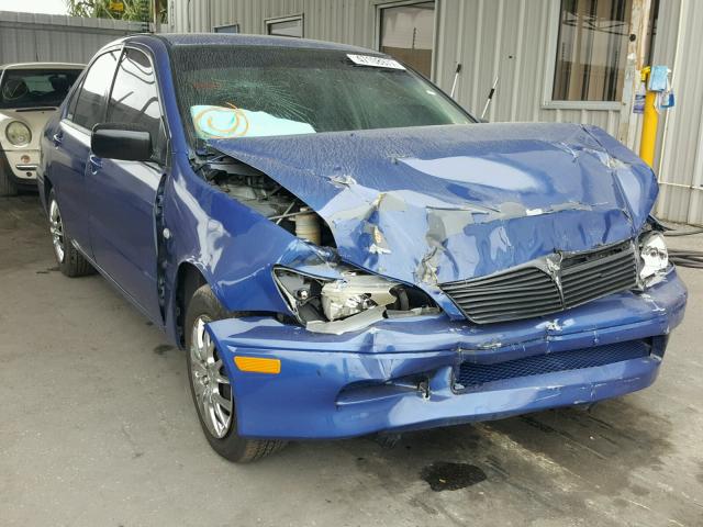 JA3AJ26EX3U076577 - 2003 MITSUBISHI LANCER ES BLUE photo 1