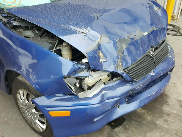 JA3AJ26EX3U076577 - 2003 MITSUBISHI LANCER ES BLUE photo 9