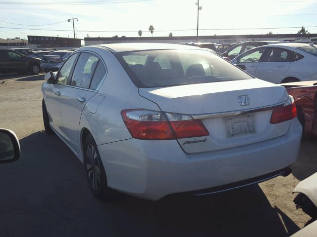 1HGCR2F34DA122281 - 2013 HONDA ACCORD LX WHITE photo 3