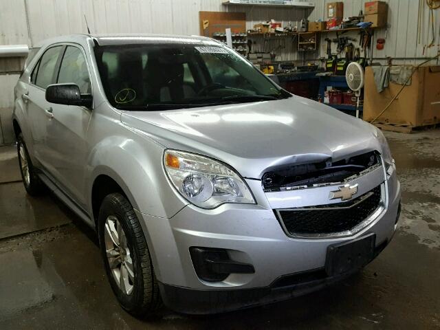 2CNFLCEW5A6257028 - 2010 CHEVROLET EQUINOX LS SILVER photo 1