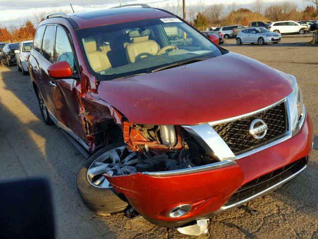 5N1AR2MM8DC644042 - 2013 NISSAN PATHFINDER RED photo 1