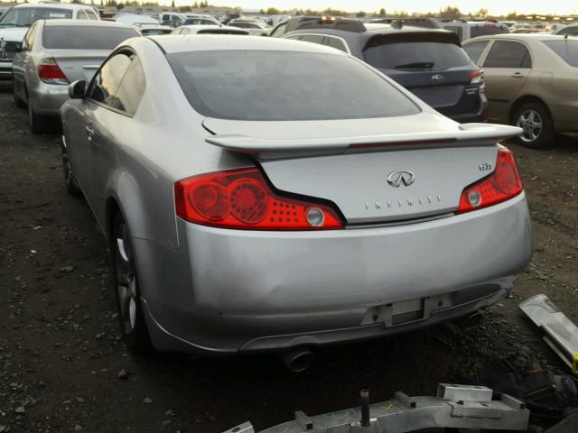 JNKCV54E54M816569 - 2004 INFINITI G35 SILVER photo 3