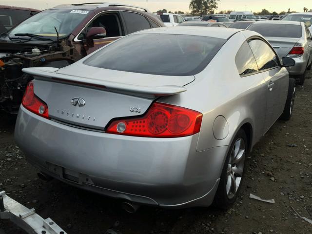 JNKCV54E54M816569 - 2004 INFINITI G35 SILVER photo 4