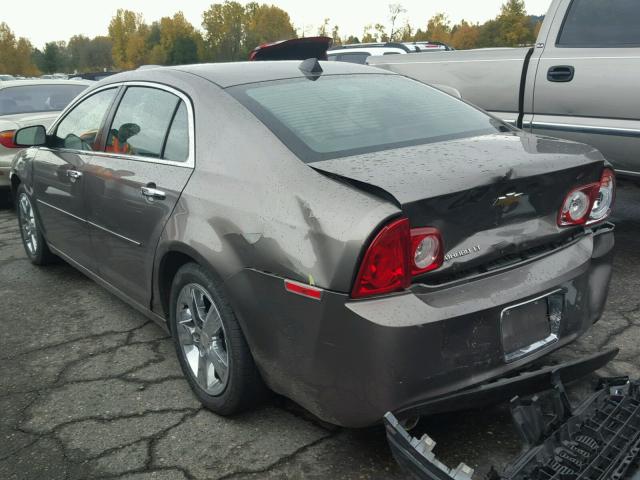 1G1ZD5E02CF262596 - 2012 CHEVROLET MALIBU 2LT BROWN photo 3