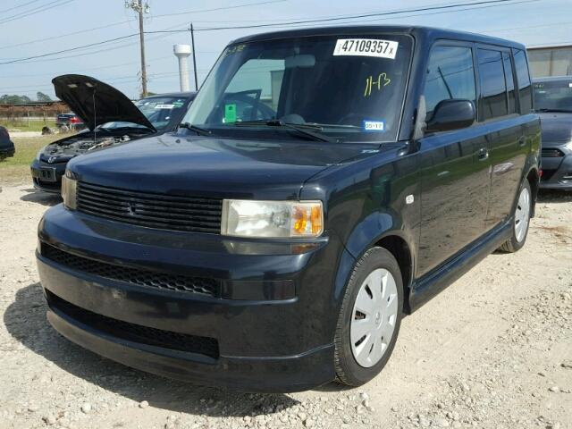 JTLKT324550188365 - 2005 TOYOTA SCION XB BLACK photo 2