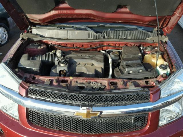 2CNDL63F076015185 - 2007 CHEVROLET EQUINOX LT MAROON photo 7