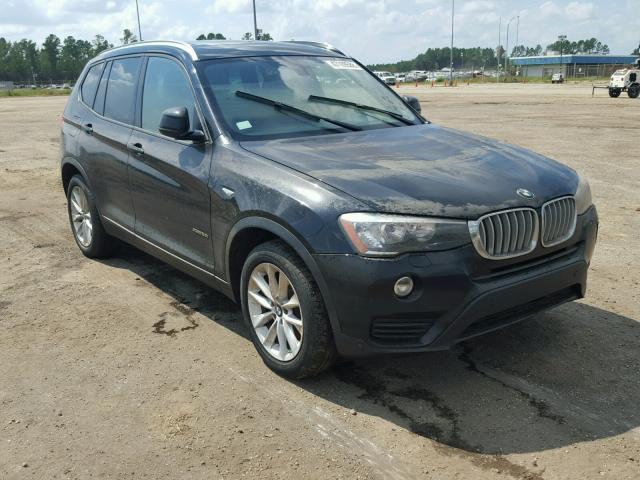 5UXWX9C32H0T21158 - 2017 BMW X3 XDRIVE2 BLACK photo 1