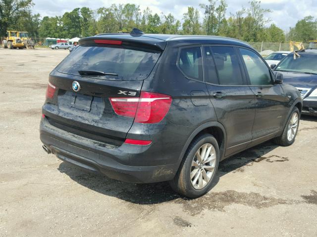 5UXWX9C32H0T21158 - 2017 BMW X3 XDRIVE2 BLACK photo 4