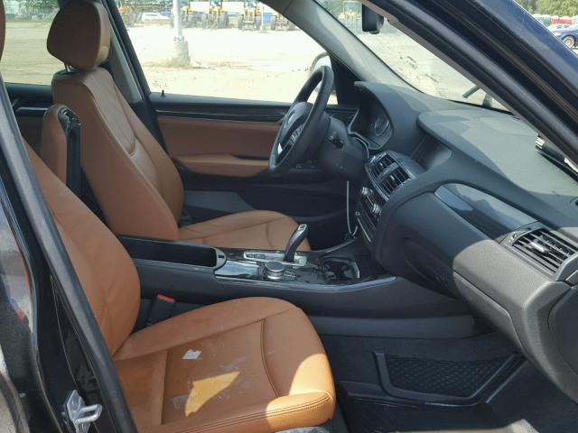 5UXWX9C32H0T21158 - 2017 BMW X3 XDRIVE2 BLACK photo 5