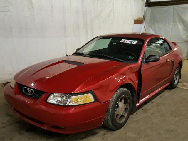 1FAFP4042YF122342 - 2000 FORD MUSTANG RED photo 2