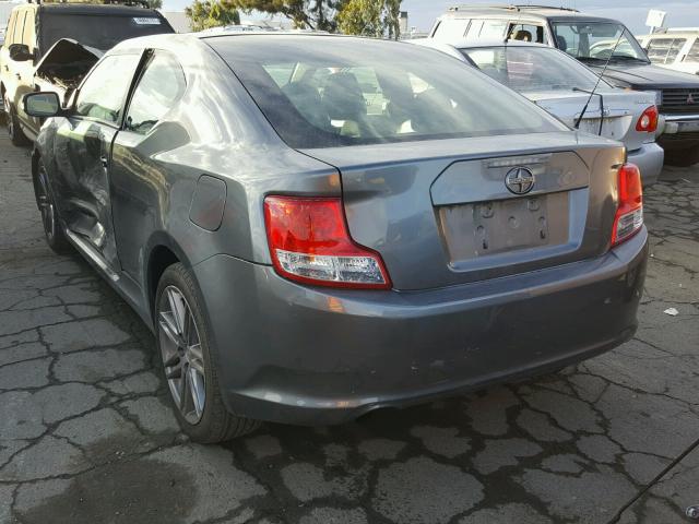 JTKJF5C77D3052277 - 2013 TOYOTA SCION TC 灰色 照片 3