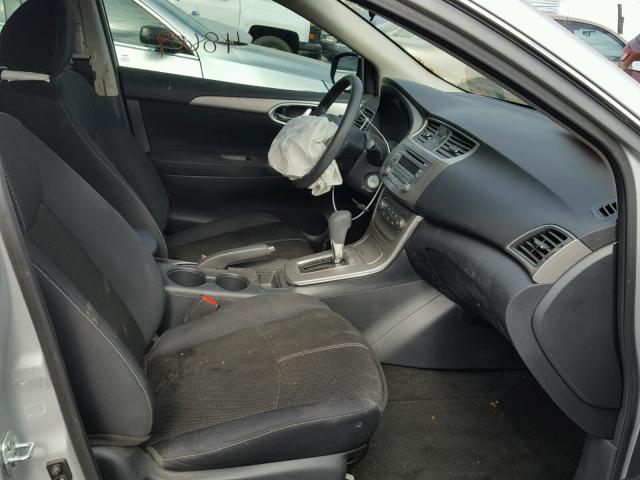 3N1AB7AP5EY264849 - 2014 NISSAN SENTRA S SILVER photo 5