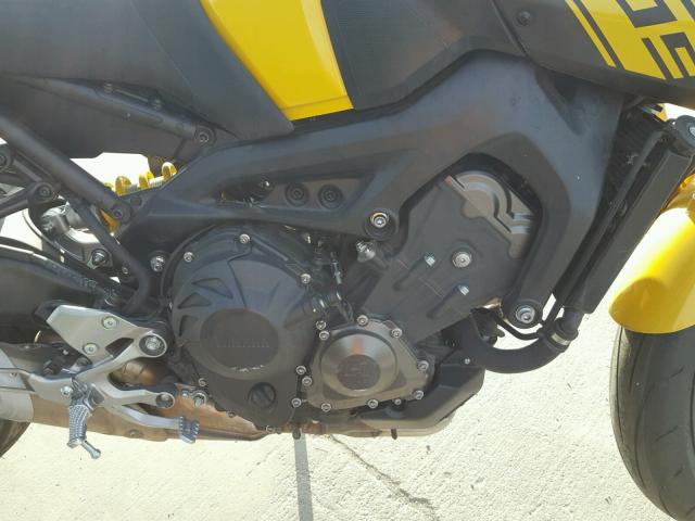 JYARN33E1FA005496 - 2015 YAMAHA FZ09 YELLOW photo 7