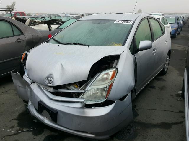 JTDKB20U283424615 - 2008 TOYOTA PRIUS SILVER photo 2