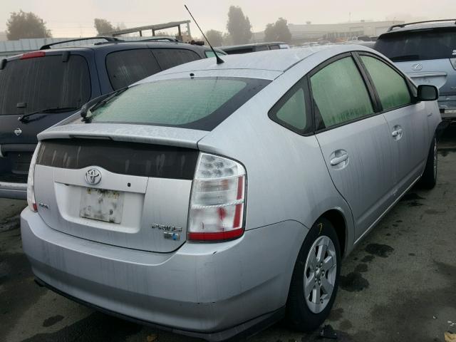 JTDKB20U283424615 - 2008 TOYOTA PRIUS SILVER photo 4