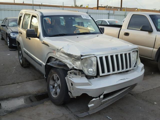 1J8GP28K38W236994 - 2008 JEEP LIBERTY SP SILVER photo 1