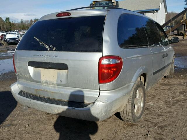 1D4GP24R16B578459 - 2006 DODGE GRAND CARA GRAY photo 4