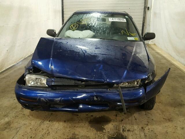 JF1GC43501G500758 - 2001 SUBARU IMPREZA L BLUE photo 9