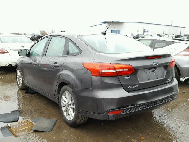 1FADP3F25FL301691 - 2015 FORD FOCUS SE GRAY photo 3