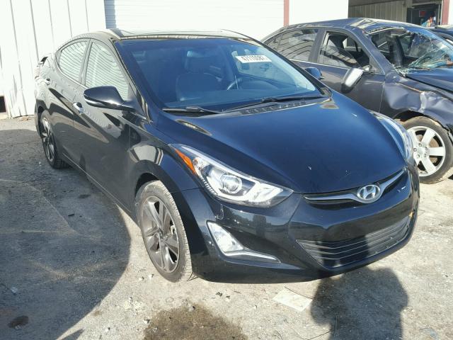 5NPDH4AE3EH491640 - 2014 HYUNDAI ELANTRA SE BLACK photo 1