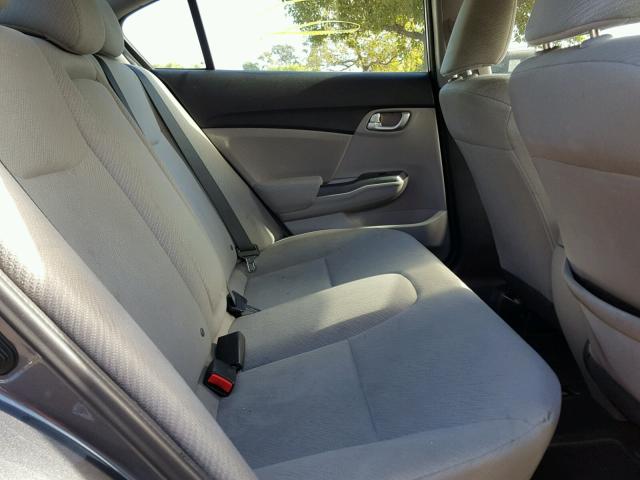 19XFB2F89DE215712 - 2013 HONDA CIVIC EX გრაფიტი ფოტო 6