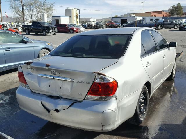 4T1BF30K45U110314 - 2005 TOYOTA CAMRY LE SILVER photo 4