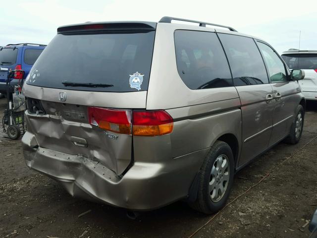 5FNRL18624B088201 - 2004 HONDA ODYSSEY EX TAN photo 4