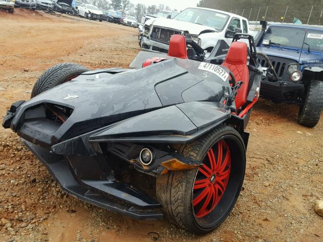 57XAAPFA6G5110808 - 2016 POLARIS SLINGSHOT BLACK photo 2