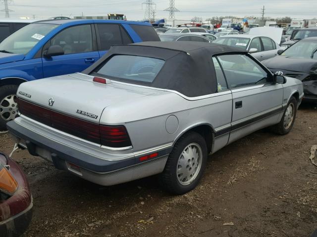 1C3BJ55E6JG307225 - 1988 CHRYSLER LEBARON PR GRAY photo 4