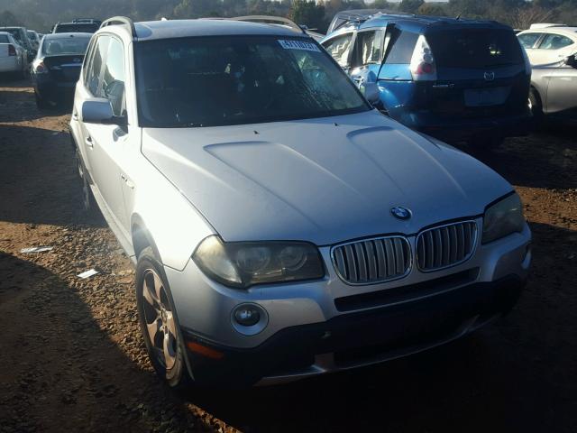 WBXPC93458WJ08005 - 2008 BMW X3 3.0SI SILVER photo 9