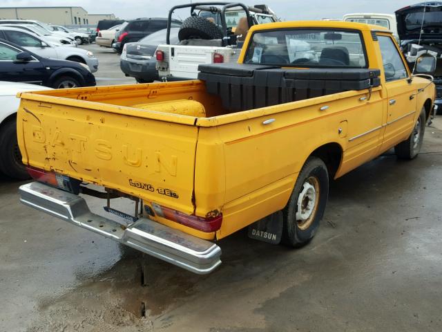 HG720249539 - 1980 NISSAN DATSON YELLOW photo 4