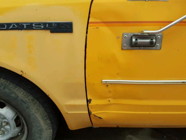 HG720249539 - 1980 NISSAN DATSON YELLOW photo 9