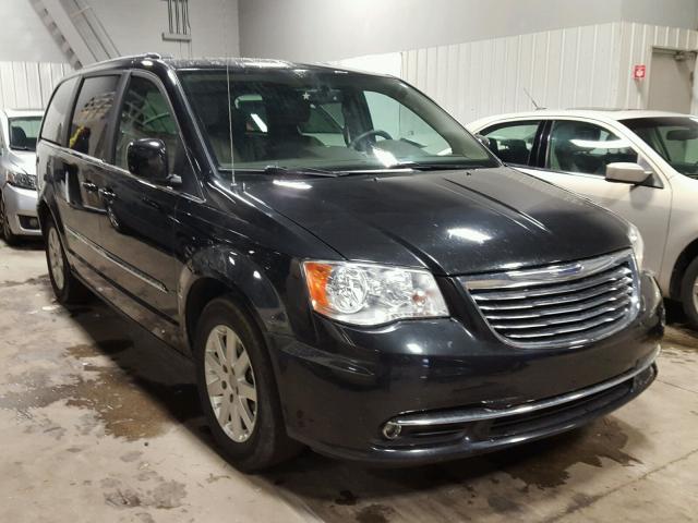 2C4RC1BG2DR613831 - 2013 CHRYSLER TOWN & COU BLACK photo 1