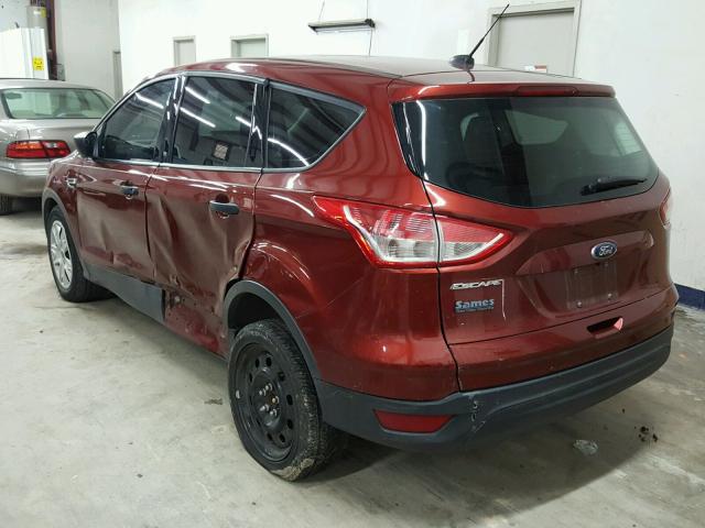 1FMCU0F74GUB71614 - 2016 FORD ESCAPE S RED photo 3