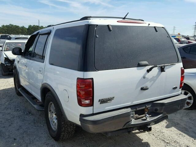 1FMRU15L72LA70984 - 2002 FORD EXPEDITION WHITE photo 3