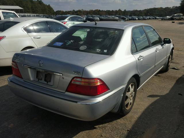 JH4KA96512C007391 - 2002 ACURA 3.5RL SILVER photo 4