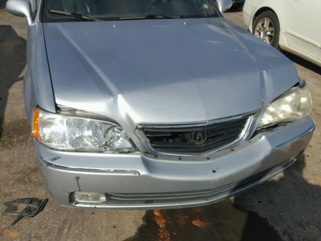 JH4KA96512C007391 - 2002 ACURA 3.5RL SILVER photo 9