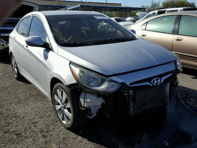 KMHCU4AE9CU136798 - 2012 HYUNDAI ACCENT GLS SILVER photo 1