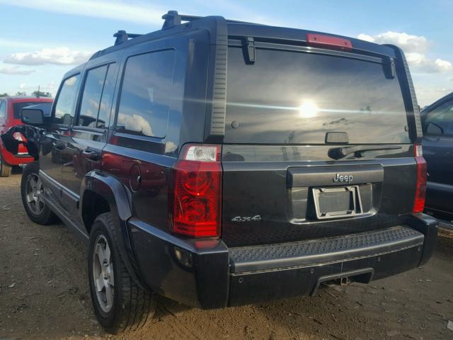 1J8HG48K69C542073 - 2009 JEEP COMMANDER BLACK photo 3
