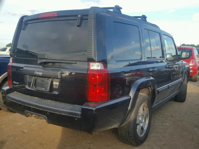 1J8HG48K69C542073 - 2009 JEEP COMMANDER BLACK photo 4